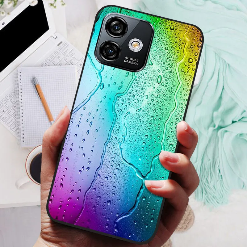 Soft TPU Silicone Shockproof Phone Case Bumper - 6.52 Protective Cover
