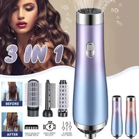 Portable Hair Straightener Curler Comb Roller Electric Ion Blow Dryer Brush Hot Air Styler Volumizer 1