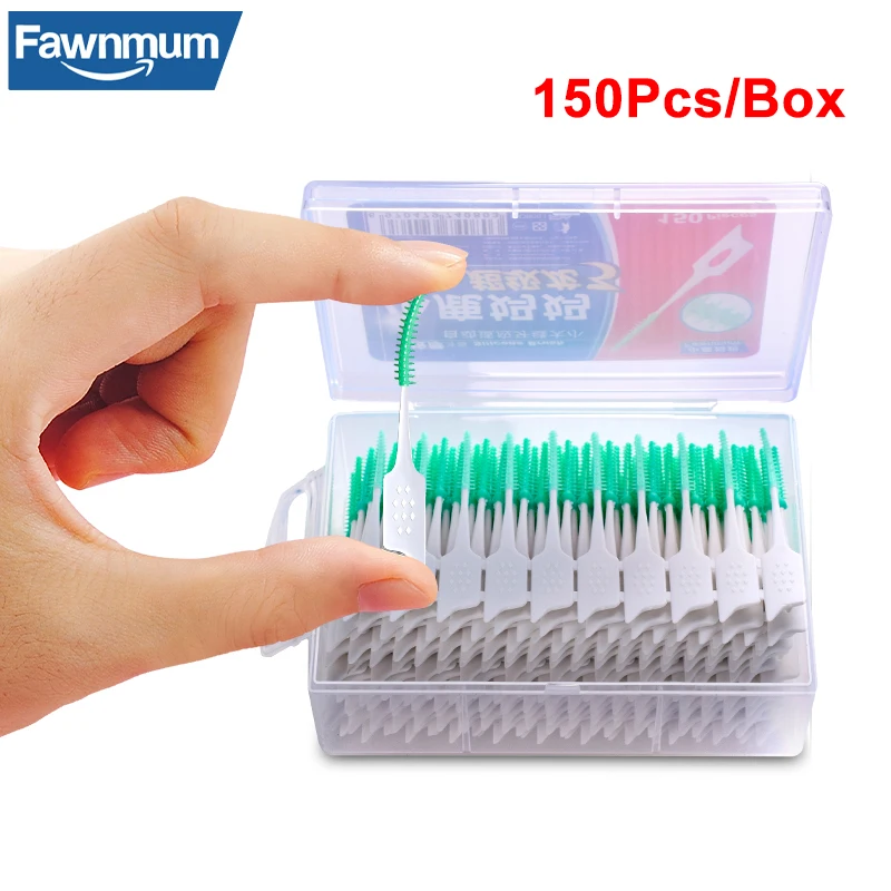 Dental Floss Stick 150Pcs/box Dental Floss Stick Tooth Cleaning Interdental Brush Dental Floss Pick Oral Hygiene Care Ultra-Fine Tooth