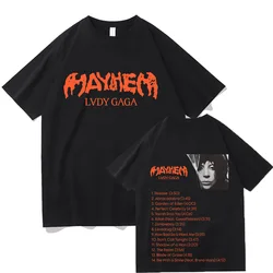 Lady Gaga Mayhem Retro Harajuku Cotton T - Shirt - XS (Black)