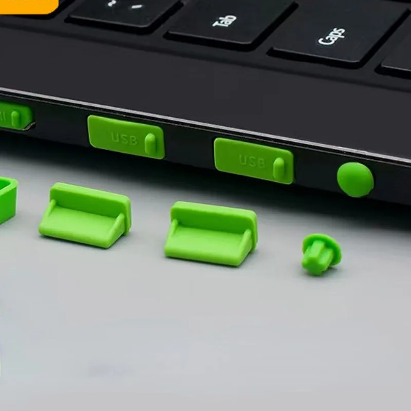 Dust Plug 16Pcs/set Universal Anti Dustproof Notebook Port Plug Silicone Protector USB Elastic Laptop Computer Cover Stopper