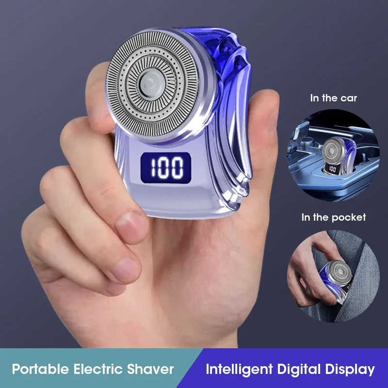 

Электробритва Мужская водонепроницаемая с цифровым дисплеем и зарядкой от USB