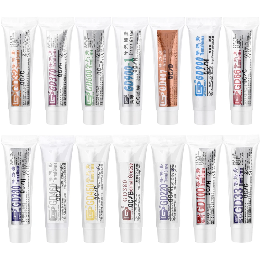 Description Picture 2 of itemHigh Thermal Conductive Grease Paste Silicone Plaster Heat Sink Compound Cpu LED Computer GD900 Heat-Dissipating Silicone Paste