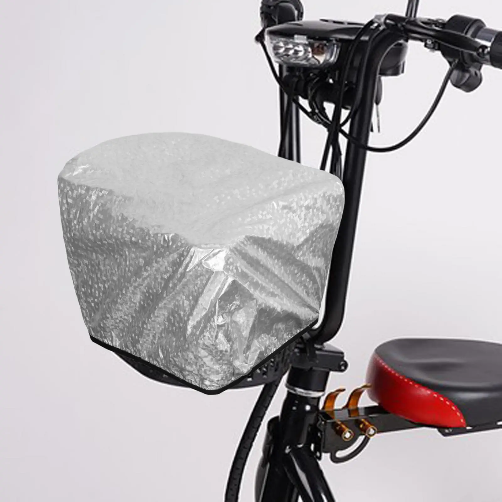 Forro impermeable para cesta delantera de bicicleta, cubierta para