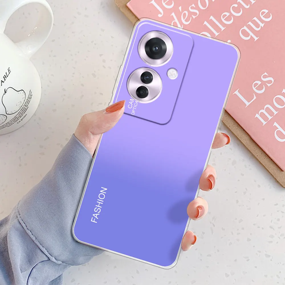 Shockproof Clear Soft Silicone Phone Case for OPPO Reno11 F 5G and Oppo F25 Pro 5G