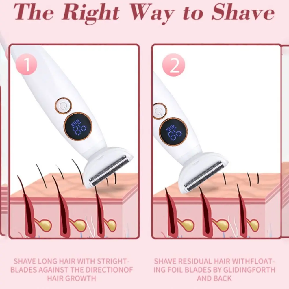 Multi-Functional 5 in 1 Hair Removal Instrument Washable Portable Women Shaver Electric Electric Epilator Private Area