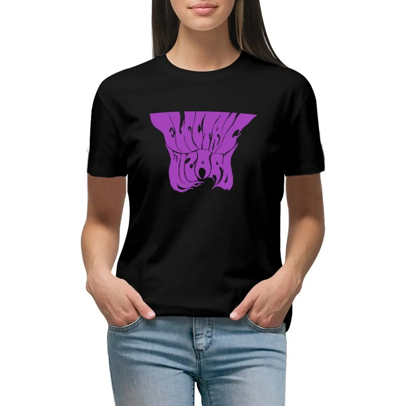 

Purple Wizard T-shirt cute tops kawaii clothes cotton t shirts Women