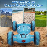 Remote Control Car 4 Wheels Drive Drift RC Car Toy Car Glove Gesture Radio Remote Control Spray Stunt RC Cars for Children Gift 2