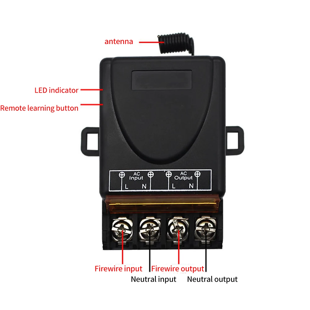 aparelho eletrico ac 220v 30a 1ch 433mhz 03