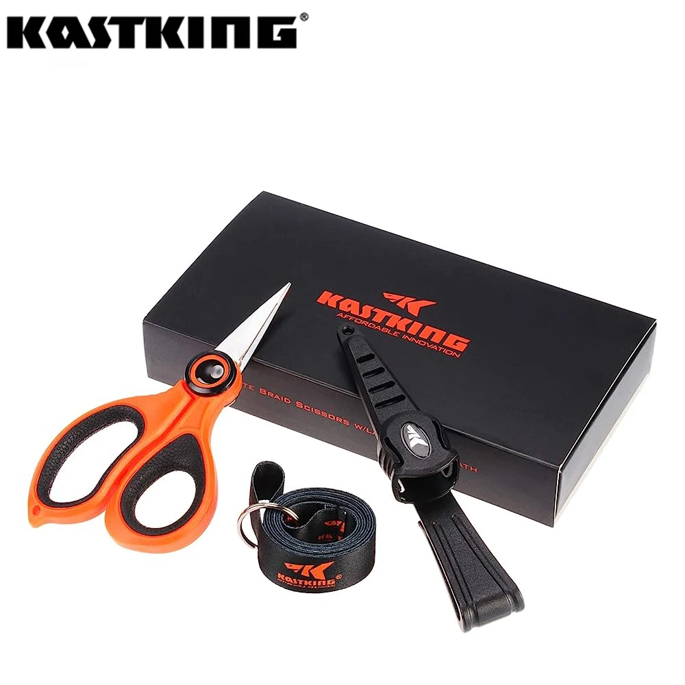 KastKing 3CR13 Japanese 420 Stainless Steel Braided Fishing Line Scissors Cutter Clipper Multifunctional Plier Fishing Tool fishing tool