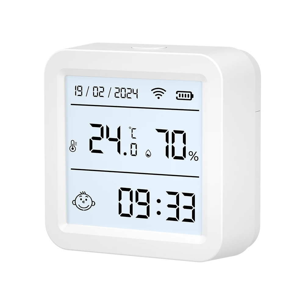 Tuya Smart WIFI Temperature and Humidity Sensor Hygrometer Thermometer with LCD