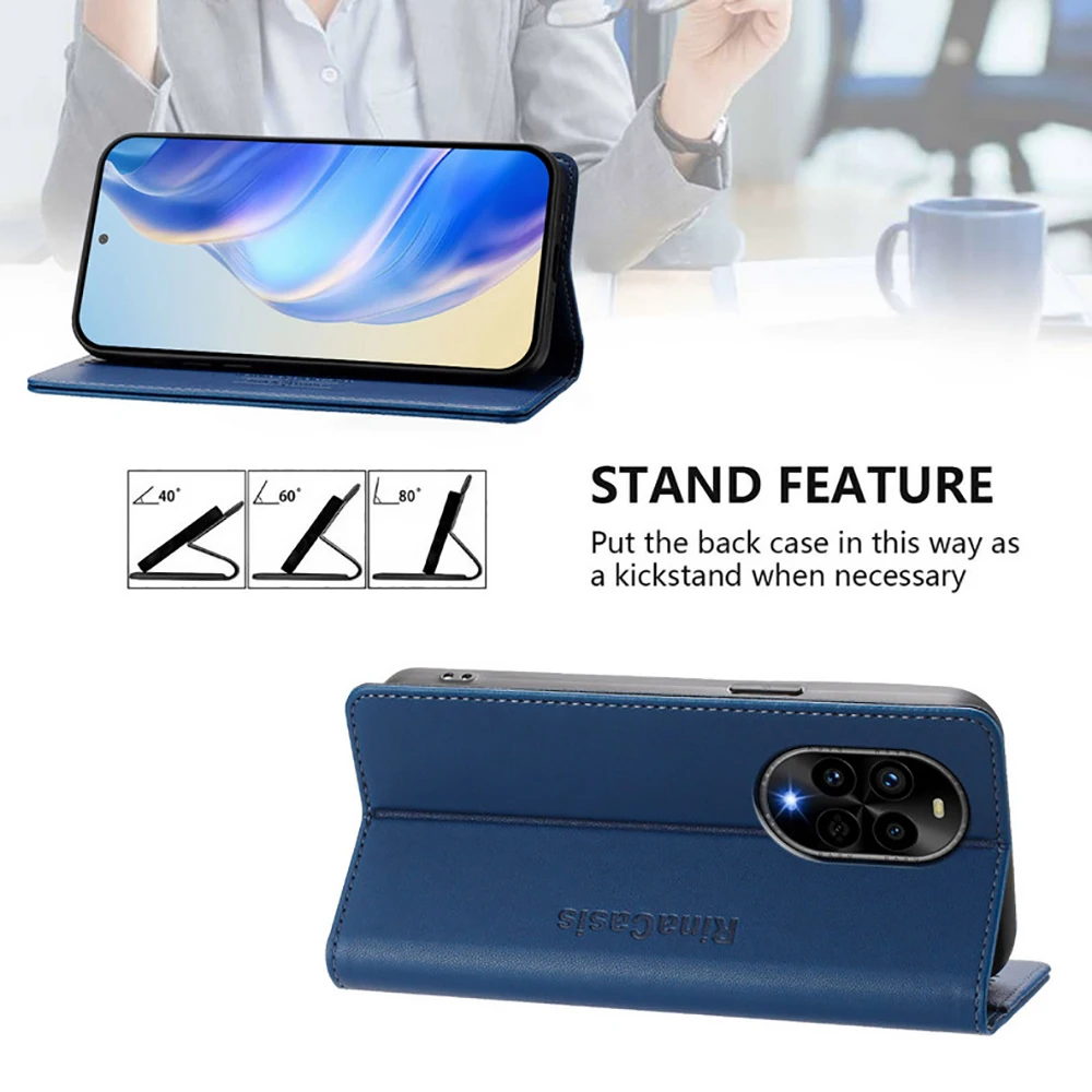 Leather Wallet Flip Cover for Huawei Nova - Magnetic Closure Case