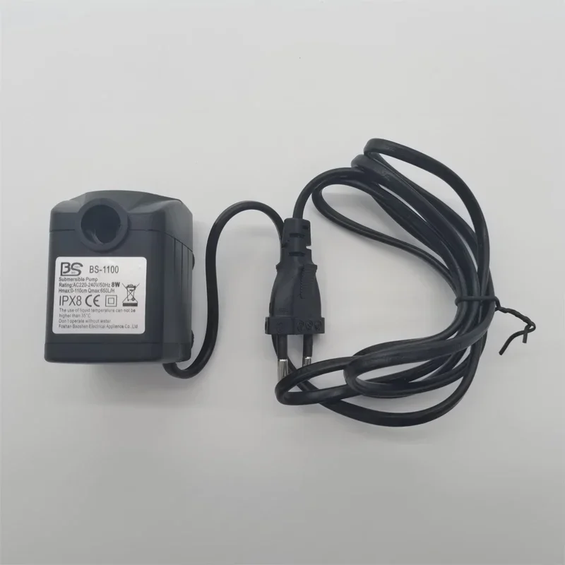 1 PCS AC 220V 8W EU plug Aquarium Submersible Pump Ipx8 Level Waterproof Fountain Air Fish Pond Waterfall aquarium water pump