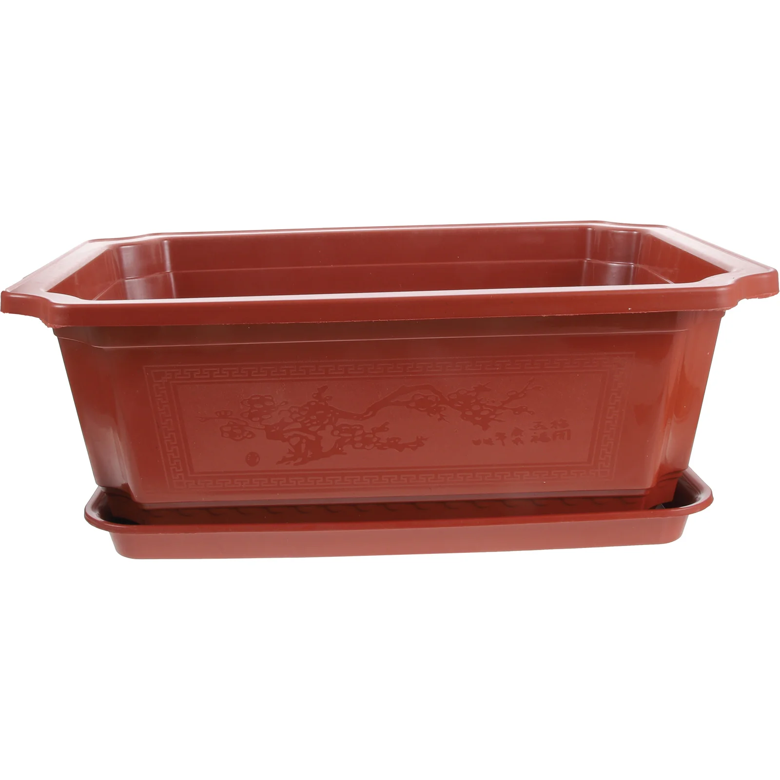 

Bonsai Training Pots Drainage Tray Plastic Bonsai Plants Growing Pot Large Flower Pot Planter Garden Yard Office Living