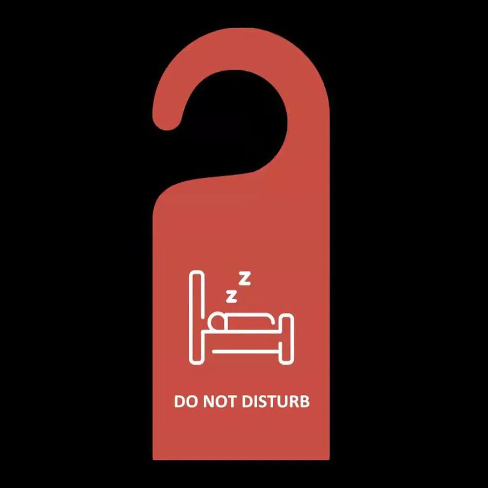 

New Door Sign Door Sign Bulletin Board Disturb Door Hanger Tags Door Sign Hotel Pendant Cleaning Label Universal