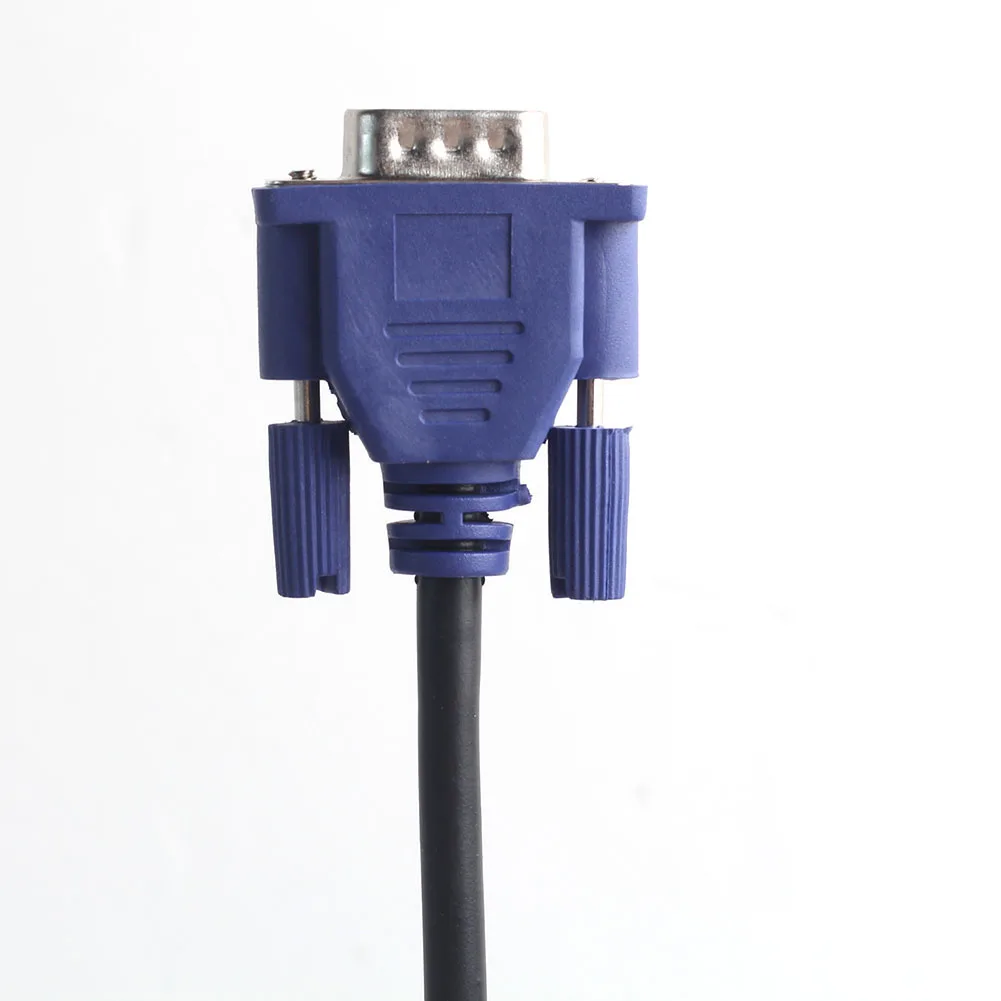 4.9/9.8/16.4ft Extension Cable Male To Male Monitor Video Adapter Cable HD 15Pin VGA Extension for Laptop PC Projector