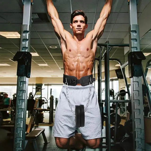 Weighted Belt Indoor Training For Pull-ups Single And Double Bar Weighing Belt Fitness Strength Training Unisex 4