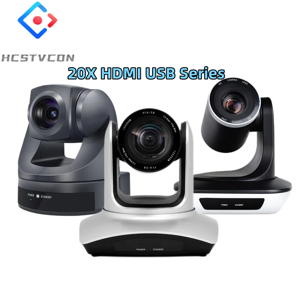 Church PTZ Camera HD 1080P 60fps HDMI USB 20X Optical Zoom for Conference Video Facebook YouTube Education TV PC Live Streaming