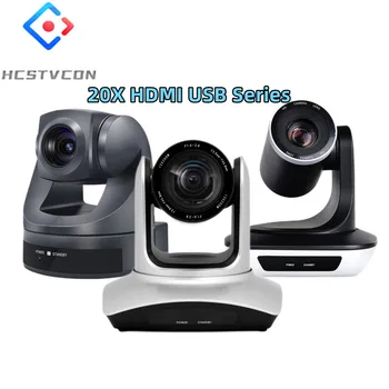 교회 PTZ 카메라, 회의 비디오, 페이스북, 유튜브, 교육, TV, PC 라이브 스트리밍용, HD 1080P, 60fps, HDMI, USB, 20X 광학 줌