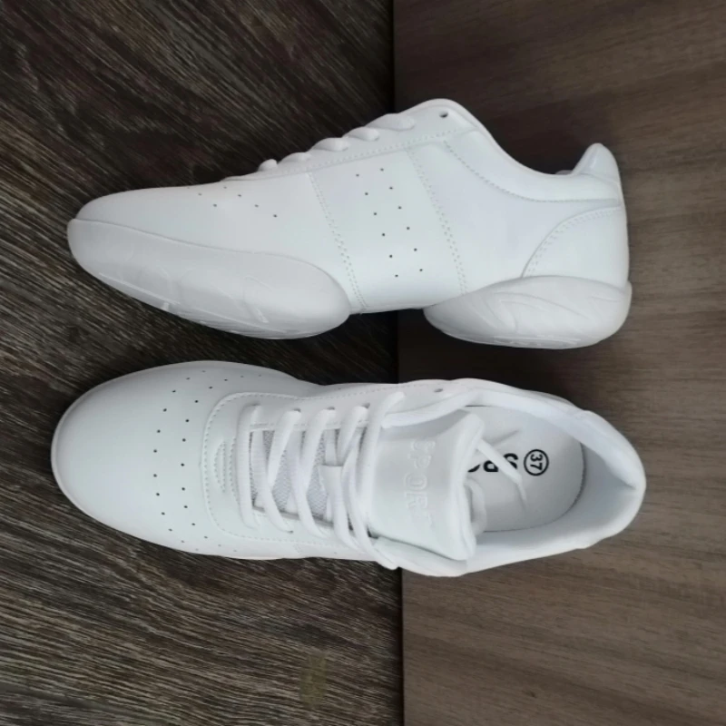 New Competitive Aerobics Shoes Women Cheerleading Children Gymnastics Shoes Training Competition Soft Soled Square Dance