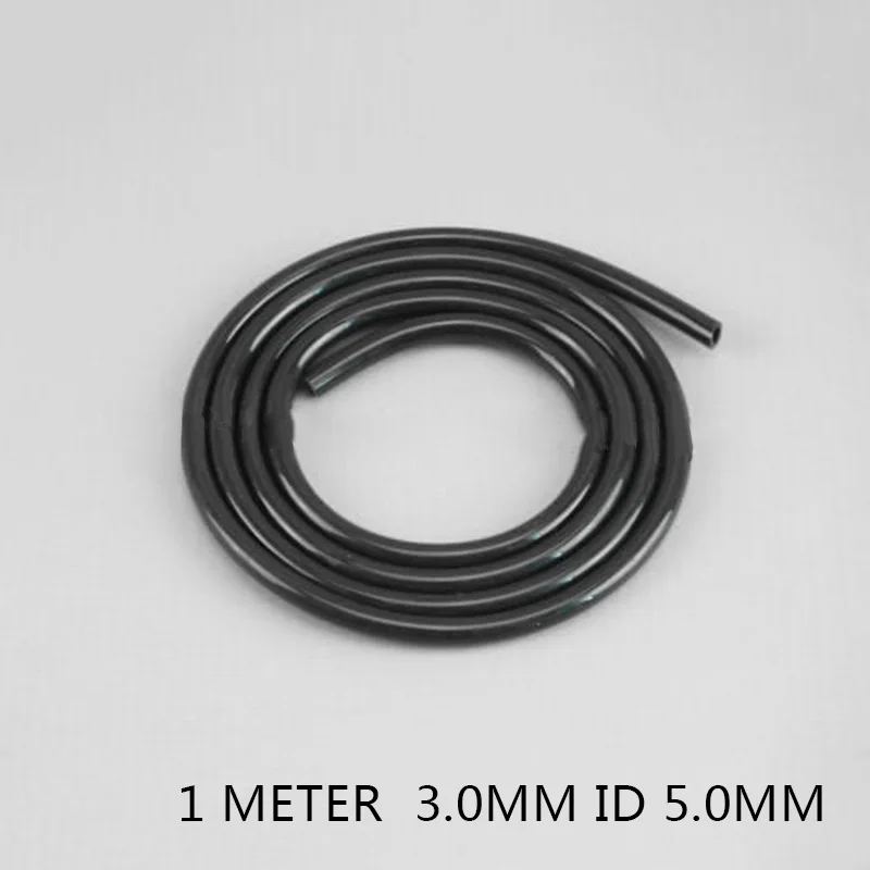 

1M Black Fuel Petrol Hose 3.0mm ID 5.0mm OD For Strimmerdd Chainsawdd Hedge Trimddmer Pipe Tubing Accessories Parts