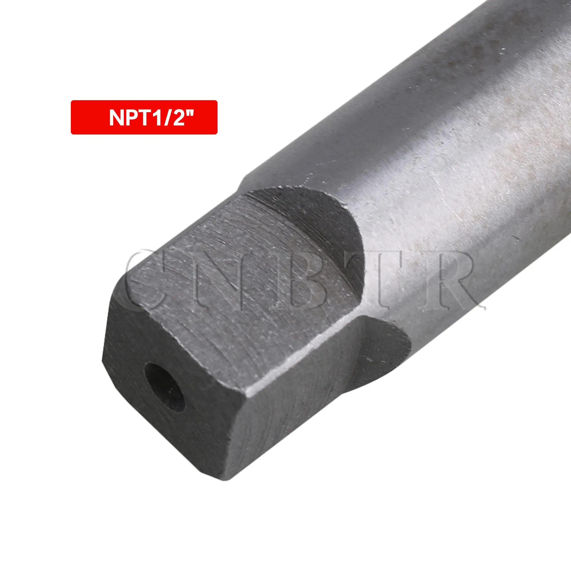 CNBTR 2/3Pcs Carbon Steel Metric Threading Tap NPT 3/4" 1/2" Repairing Tools Kit
