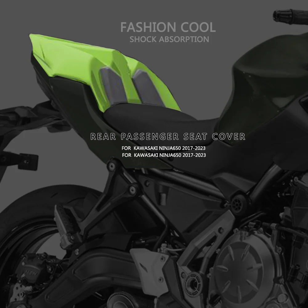 Für KAWASAKI NINJA 650R Z650 Z650 2017-2025 2022 Motorrad Stoßdämpfung Hinten Passagier Sozius Sitz Abdeckung verkleidung Gugel – Detail 9