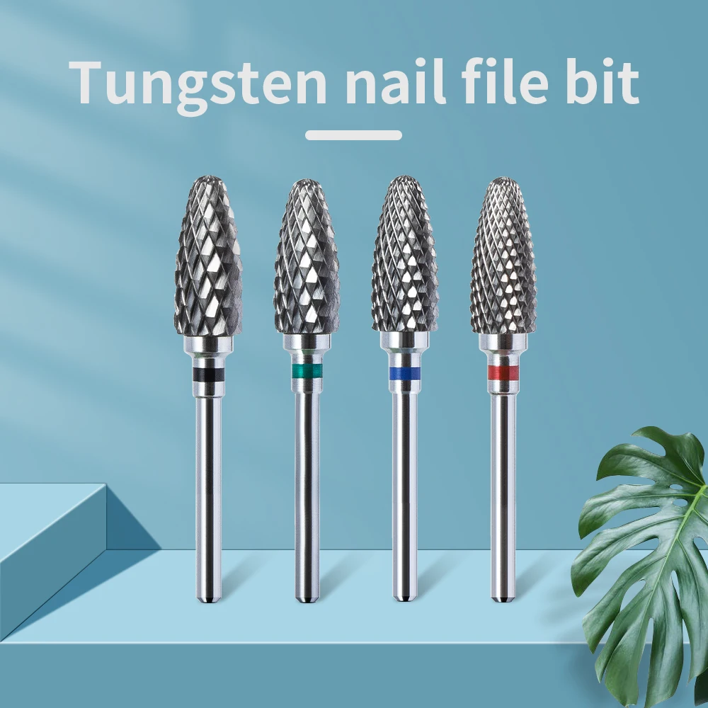 Description Picture 3 of item1pc Ceramic Tungsten Nail Drill Bits Manicure Drills for Electric Machine Milling Cutter Burr Pedicure Gel Polish Remove Tools