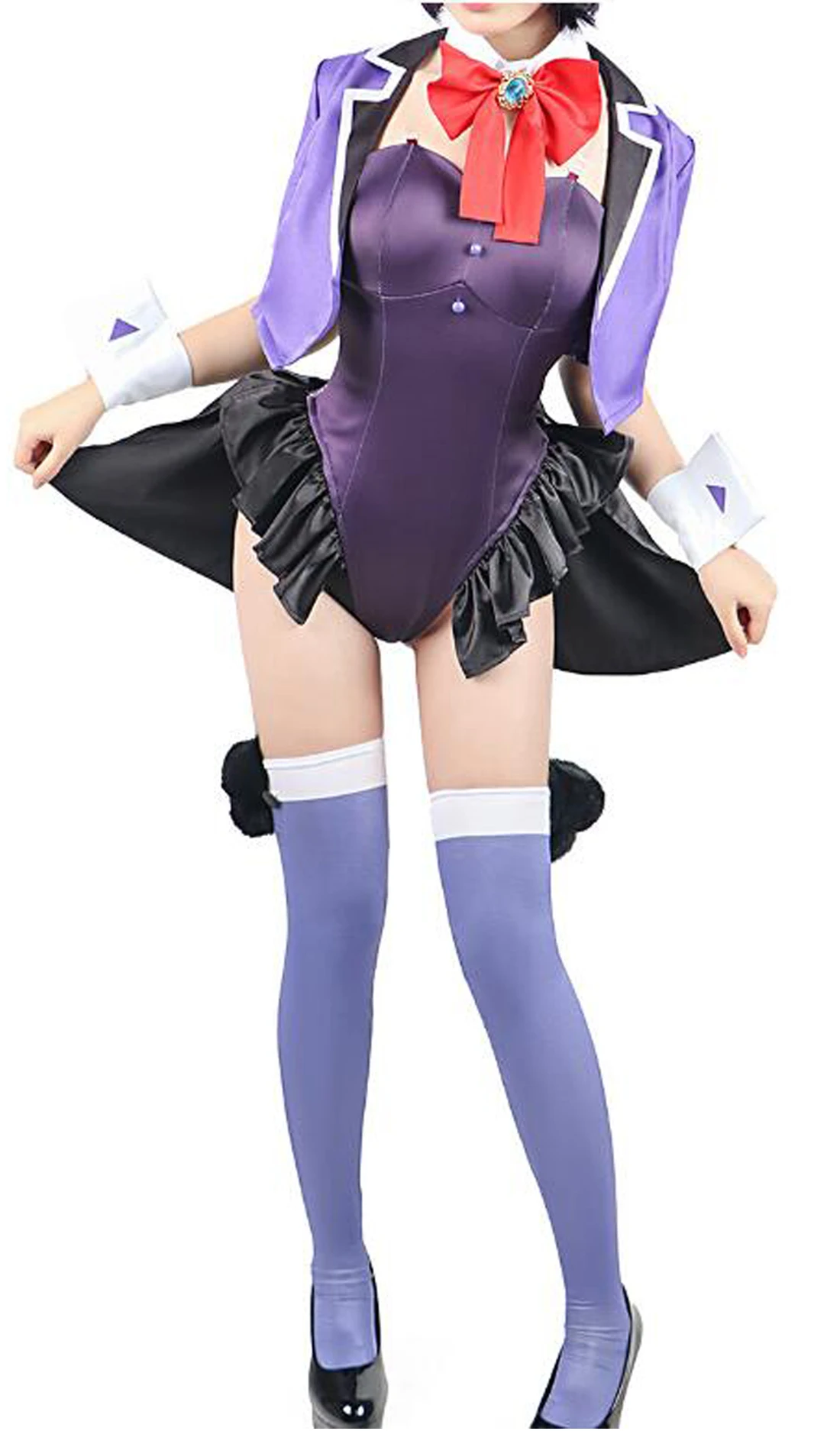 

Anime Cosplay Takanashi Rikka Costume Jumpsuit Love Chunibyo Other Delusions Uniform Rabbit Bunny Lady Girls Halloween Suit