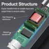 48V to 12V POE Splitter Waterproof  Adapter Active DC Adaptive Separator Cable Supply Module Injector for 100M IP Camera 1.2A 2