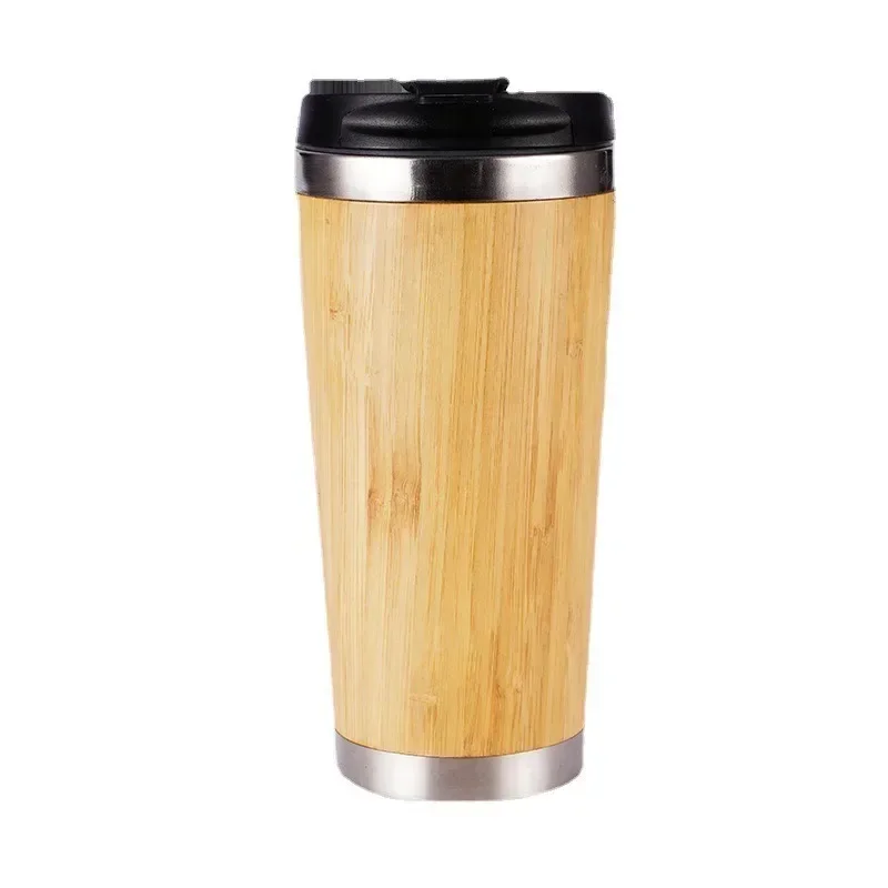 Bamboo Stainless Steel Vacuum Flask 6