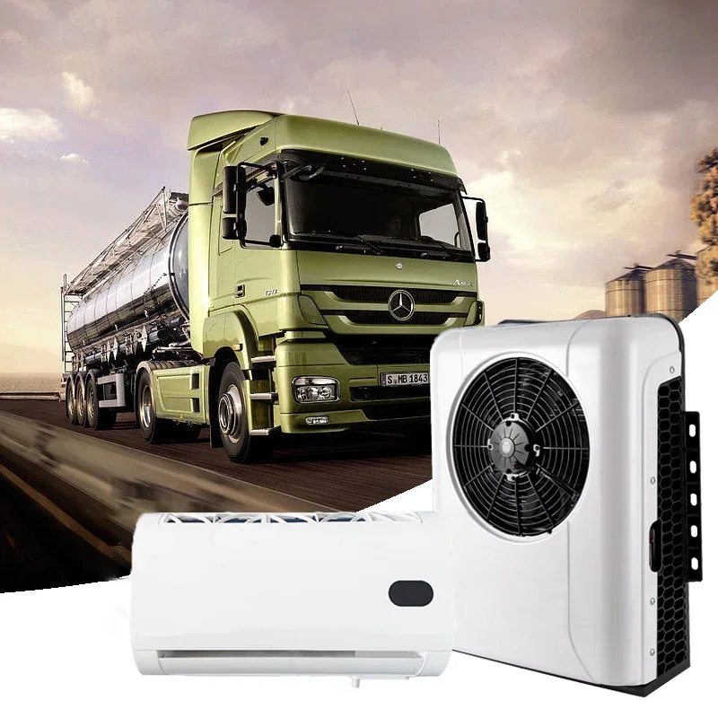10000BTU 12V DC Backpack Sleeper Cabin Cooler 24v Dc 12 Volt Truck Roof Air Conditioner For Truck