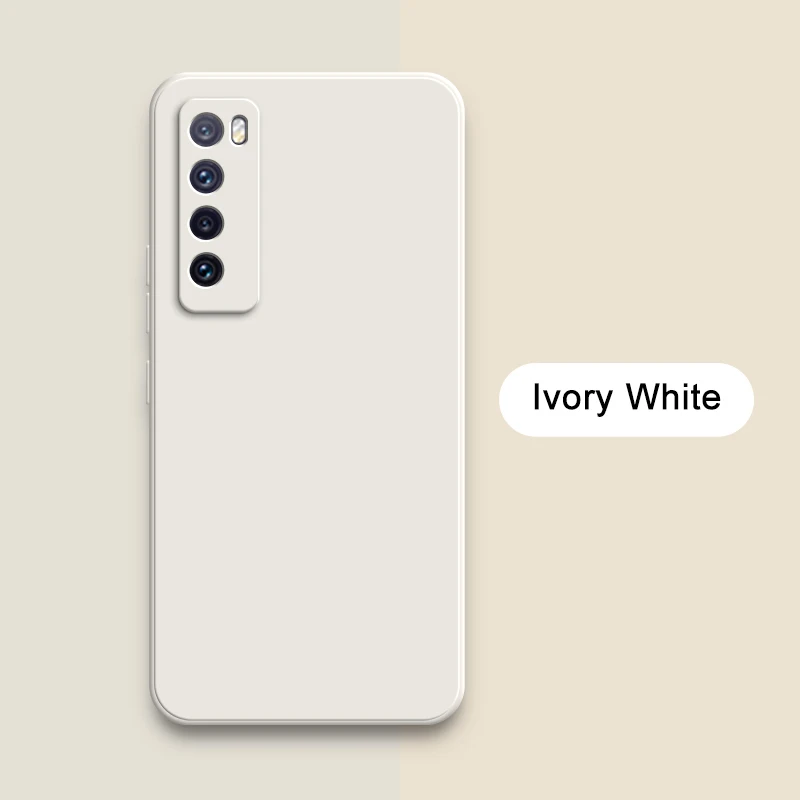 Premium Shockproof Square Liquid Soft Silicone Phone Case