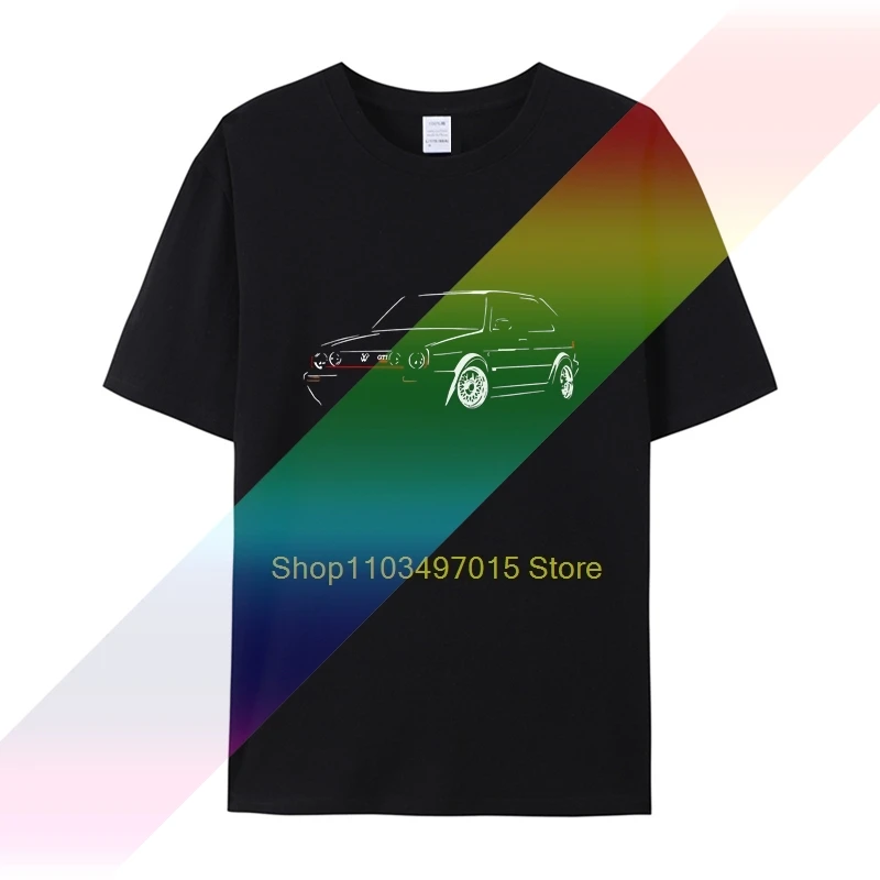 Golf Mk2 T Shirt Classic Gti Fans Gift 16V Sport Car Mkii