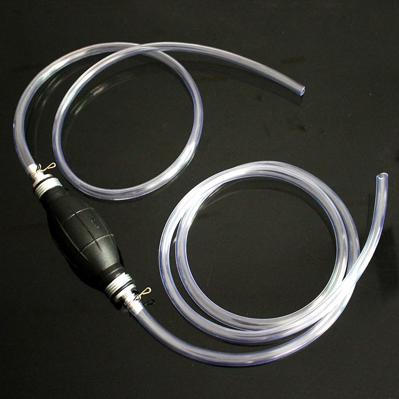 Tuyau Pompe de Transfert Pompe Shaker Siphon pour Eau Gaz Diesel Essence  Carburant Tuyau d'aspiration Manuel Tube de Pompage Tuyau D'aspiration  Manuelle Pompe à Main d'urgence Aspiration(Blanc)