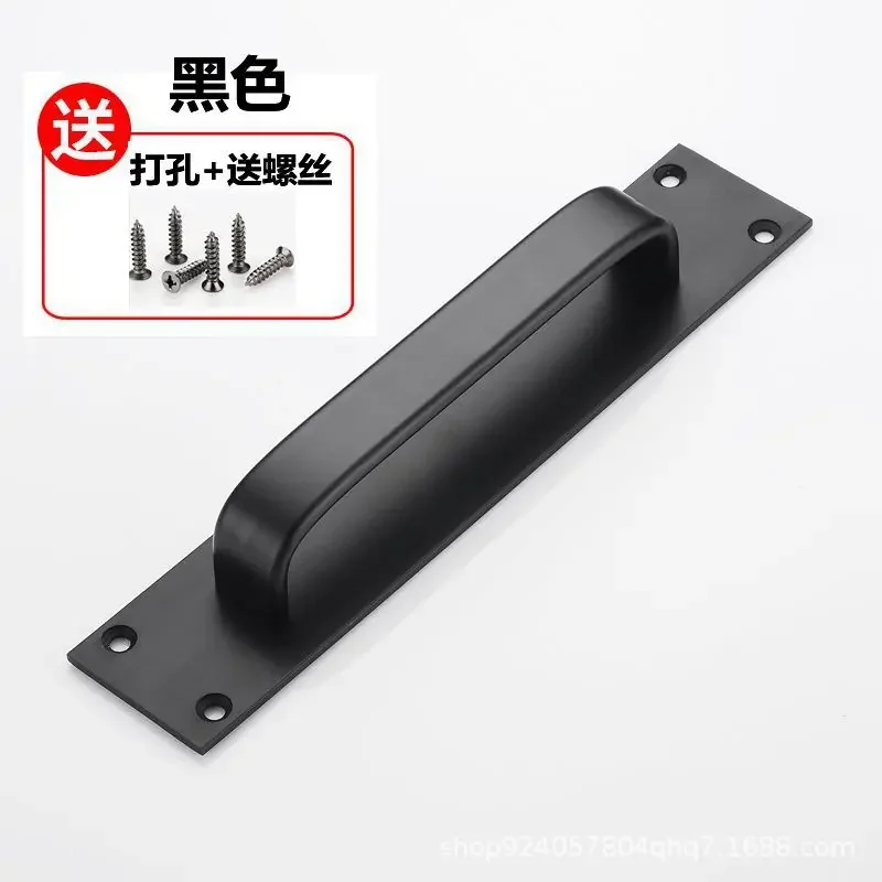Sleek Aluminium Alloy Door Handle - Black, Silver, and White Finishes