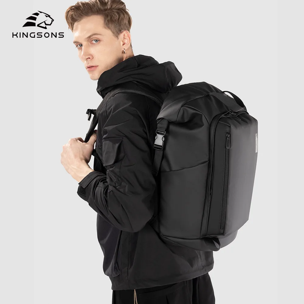 Kingsons KS-3338 Zaino impermeabile per laptop da viaggio d'affari antifurto - Image 2