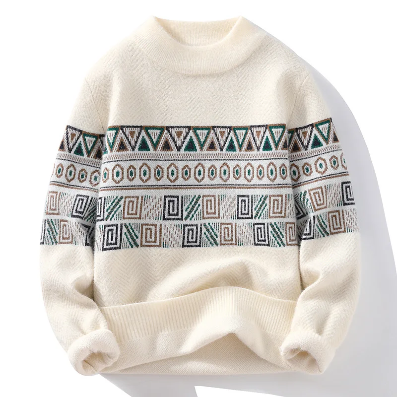 

Autumn and Winter Youth Men's Long Sleeved Pullover Versatile Sweater