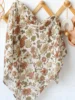 70% Bamboo+30% Cotton Muslin Swaddles Baby Blankets Newborn Bedding Blanket Feeding Cover Flower Baby Blanket Diaper 1