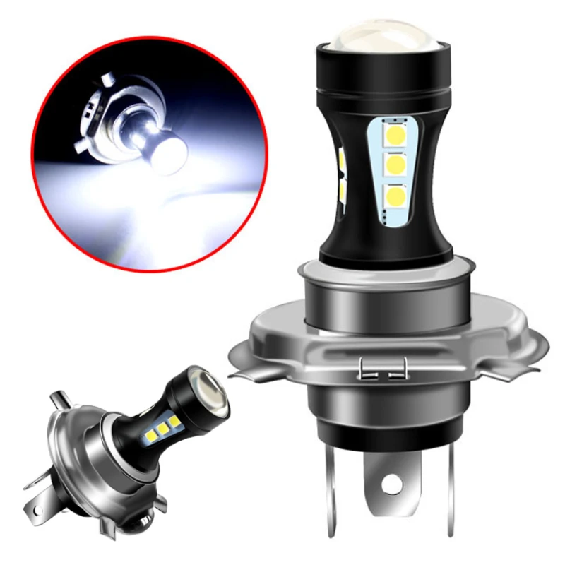 1Pc Universal H4 Car LED Headlights Motorcycle Truck Boat Tractor Trailer Offroad Working Light 3030 Work Lights LED Spotlight