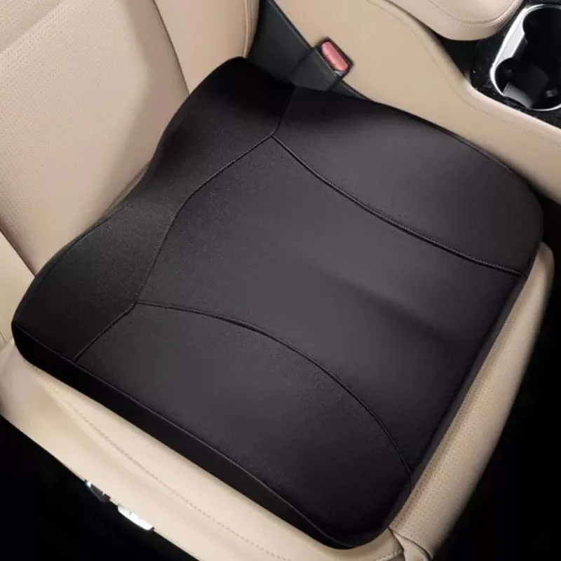 Car Booster Seat Cushion For Driver Hip Pain Raised Memory Foam Height Seat  Protector Washable Cover For Short People Pad Mats