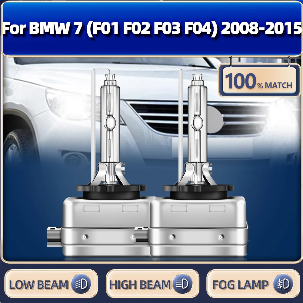 

2Pcs HID Xenon Headlight Bulbs 12V 35W D1S Xenon Lamps 6000K For BMW 7 (F01 F02 F03 F04) 2008 2009 2010 2011 2012 2013 2014 2015