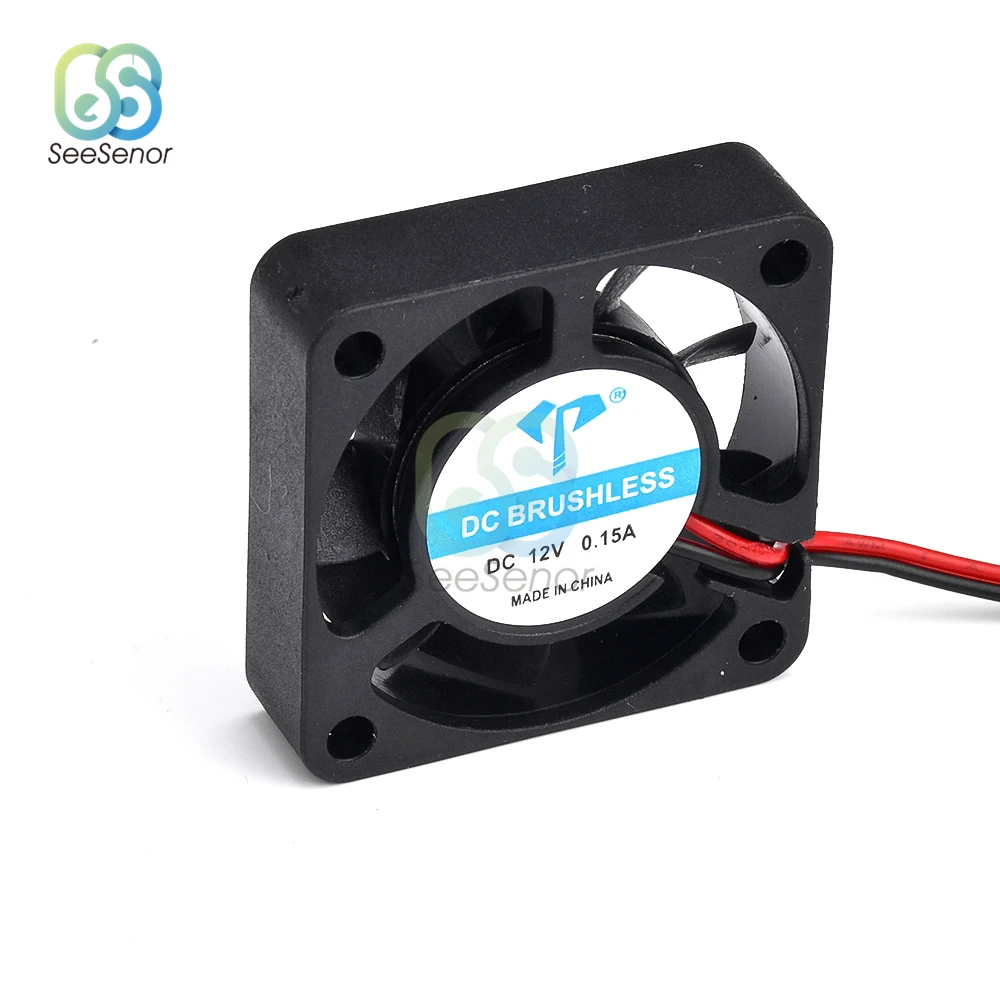 Cooling Fan 4010 5V&12V&24V Turbo Brushless 3D Printer Parts 2Pin For Extruder DC Cooler Blower Part Black Plastic