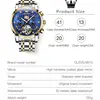 OLEVS 9910 Tourbillon Men Automatic Watch Original Waterproof Luminous Calendar Watch Skeleton Brand Luxury Men Mechanical Watch 6