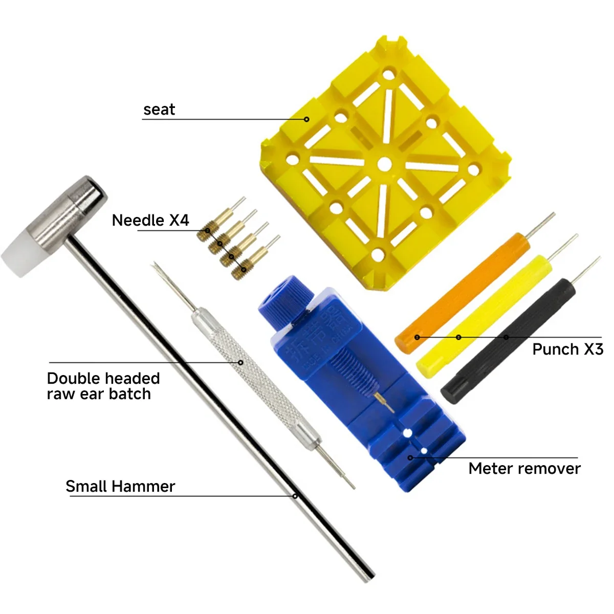 Deluxe 11-Piece Watch Repair Tool Kit for Professional Watchmakers