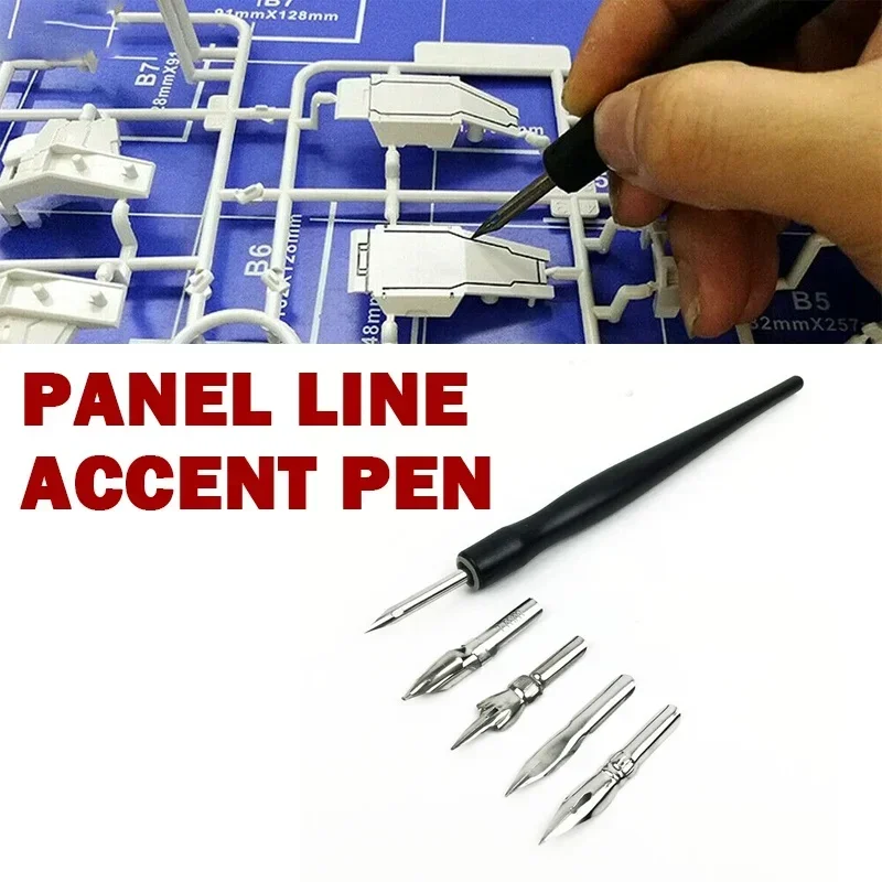 Accent Pen Tool Panel Line Assembly Model Avoid Scrubbing Infiltration Line DIY Hobby