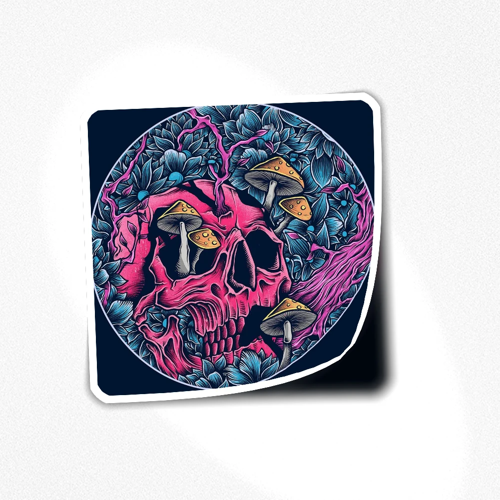 

Психоделическая наклейка 002, наклейка для ноутбука, декор для спальни, автомобиля, милое мультяшное искусство, модный общественный чемодан