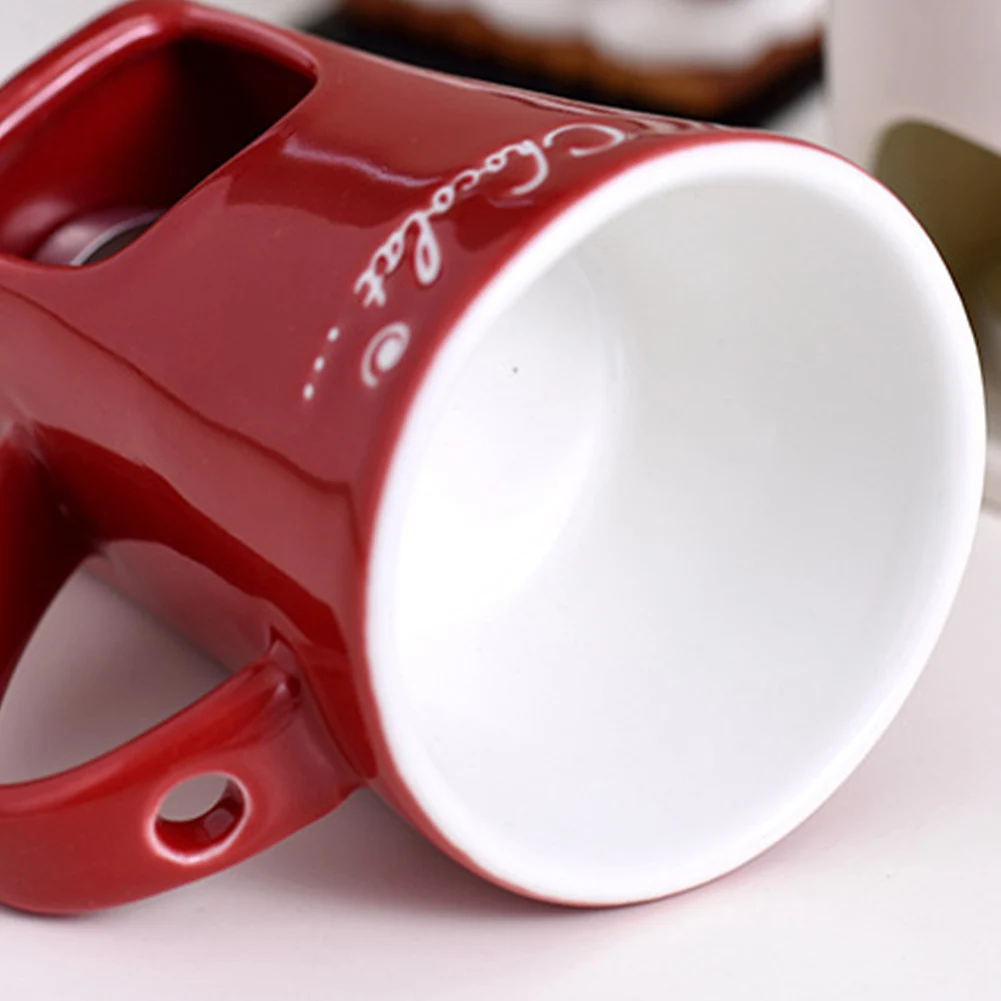 130ML Fondue Mug Chocolate Melting Cup Ceramic Coffee Tea Butter Melt Pot for Dessert Heat Milk Birthday Gift Cooking Appliances
