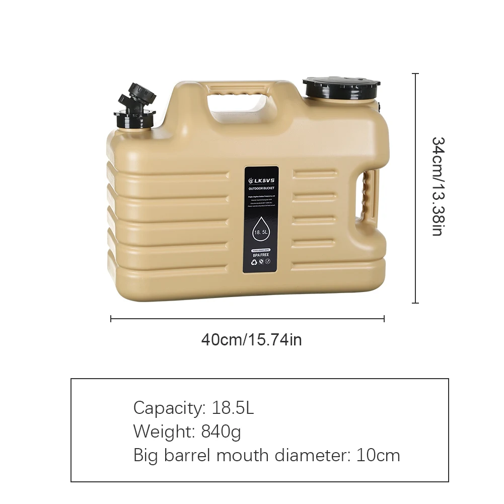 11/12/18/25l Wasserkrug Camping Wassereimer mit großer Kapazität und abnehmbarem Wasserhahn auslaufs icherer tragbarer Auto-Wassertank träger – Detail 18