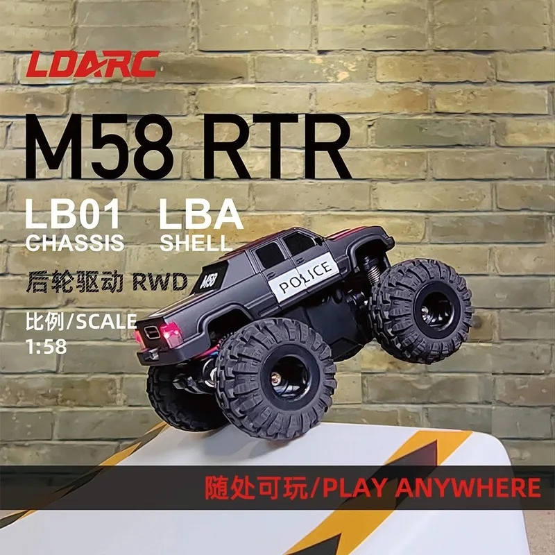 Ldarc Radiant M58 1/58 Micro Mini Off-Road Climbing Car Boys Desktop Rc Remote Control Car Gift Ct01 Remote Control 3